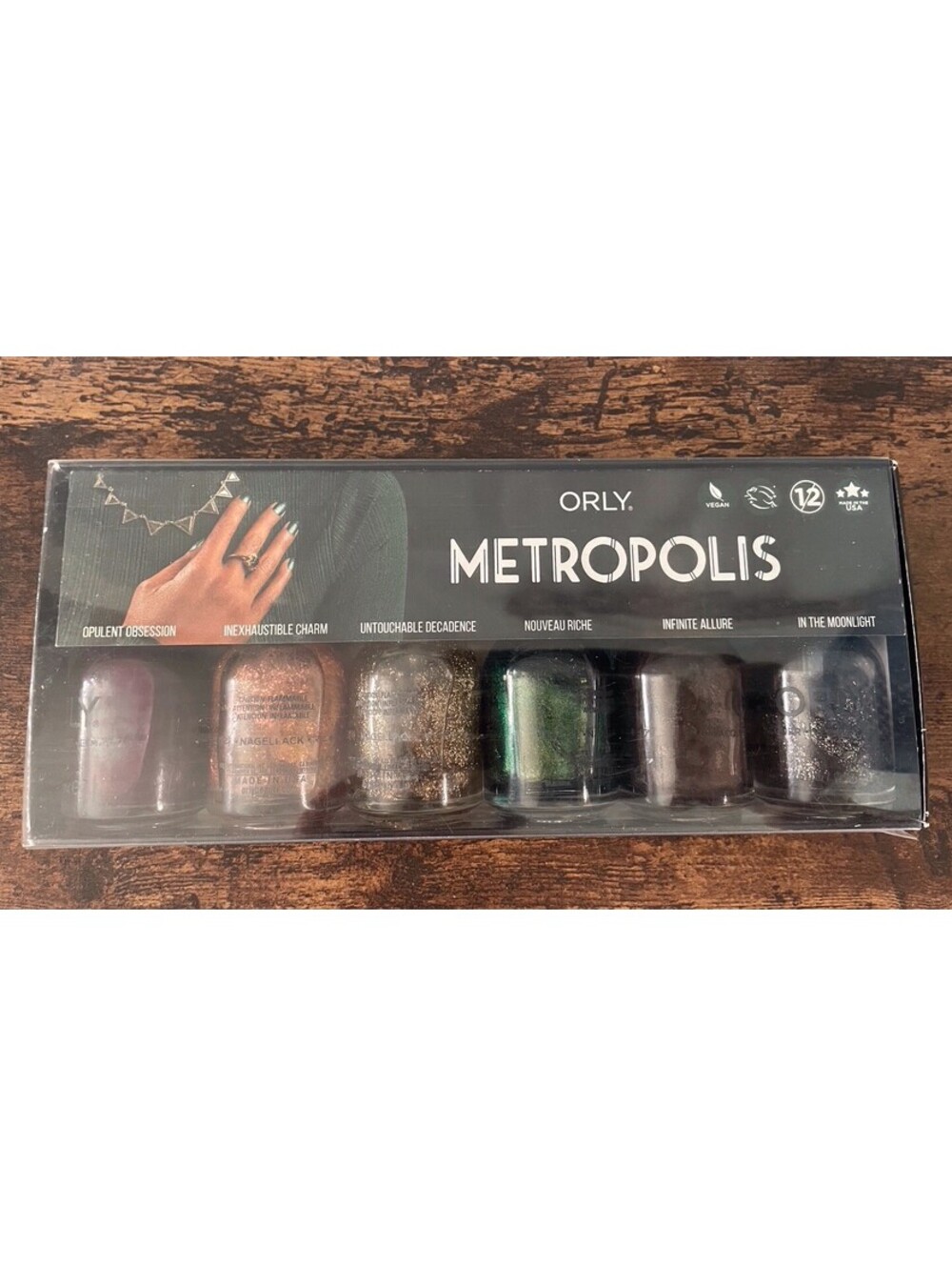 Orly Nail Lacquer METROPOLIS Collection (6 Colors) New In Box